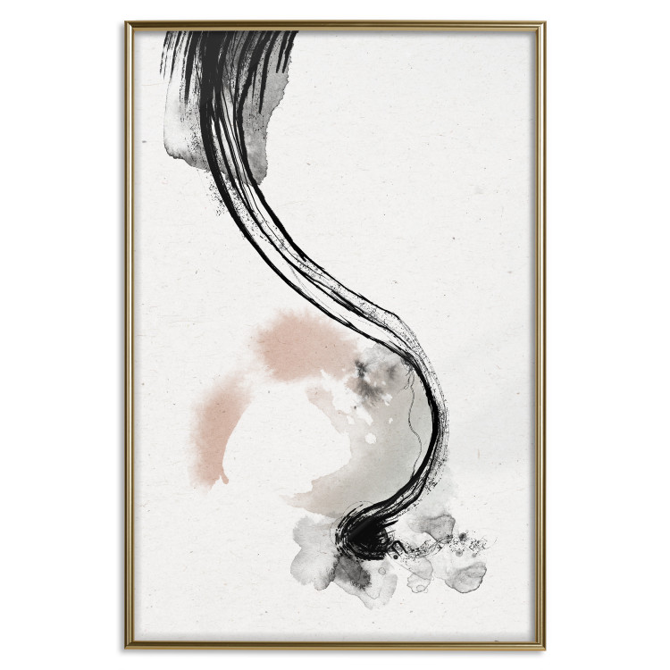 Wall Poster Brush Marks - Delicate Shapes and Stains Created With Ink 144748 additionalImage 18