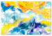 Canvas Art Print Colorful Sky - Abstract Spots Imitating Clouds 145748