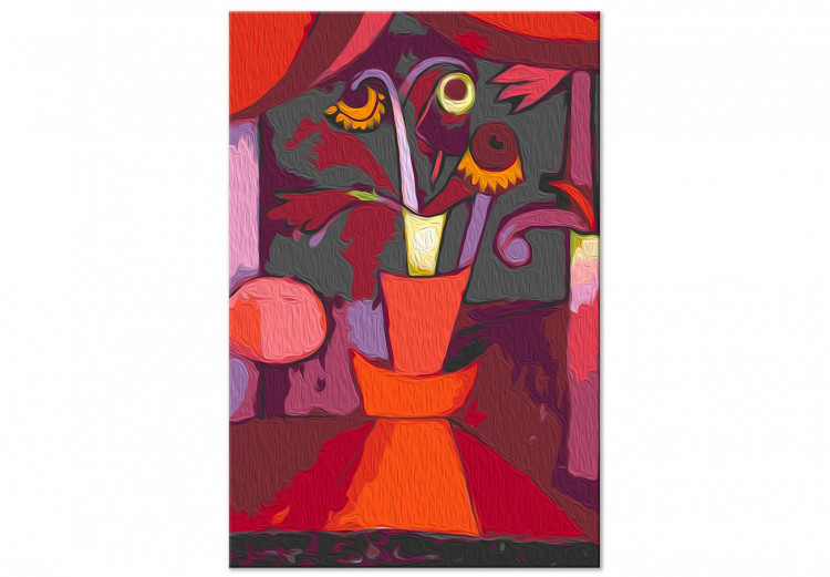 Paint by Number Kit Paul Klee, Autumn Flower - Geometric Flowers in a Vase 148448 additionalImage 3
