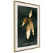 Poster Mango Leaves - Branch in Warm Tones on a Dark Background 148848 additionalThumb 10
