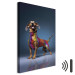 Canvas Print AI Dachshund Dog - Smiling Animal in Colorful Disguise - Vertical 150248 additionalThumb 8
