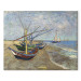 Art Reproduction Fishing Boats on the Beach in Saintes Maries de la Mer 150348