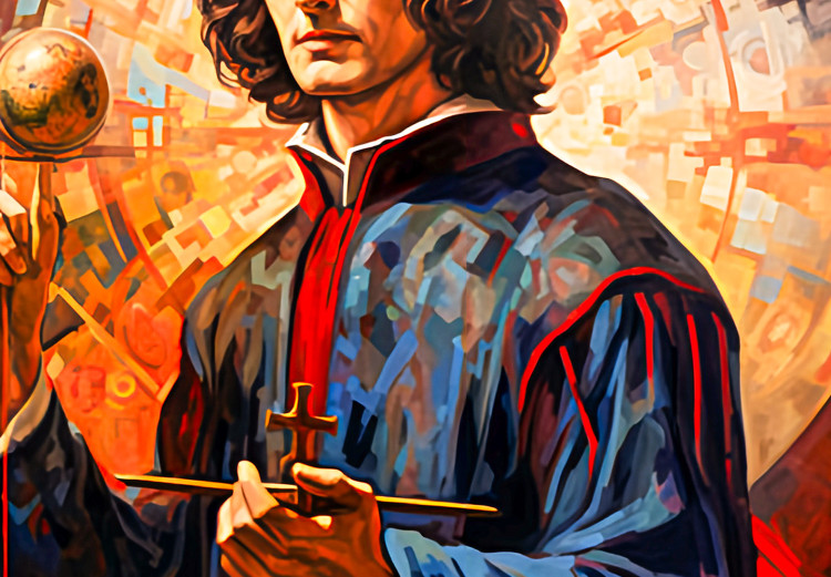 Poster A Great Discovery of a Great Man - Copernicus on an Abstract Background 151548 additionalImage 3