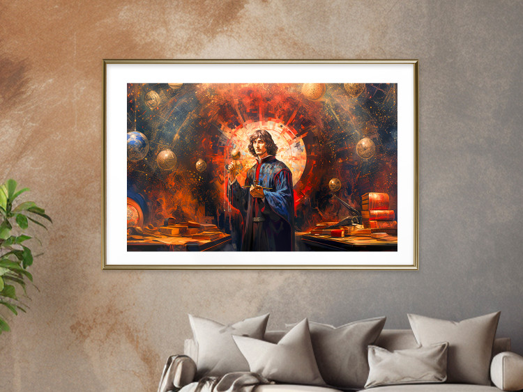Poster A Great Discovery of a Great Man - Copernicus on an Abstract Background 151548 additionalImage 8