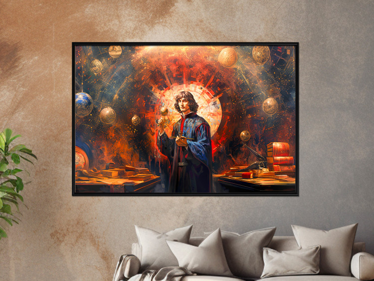 Poster A Great Discovery of a Great Man - Copernicus on an Abstract Background 151548 additionalImage 19
