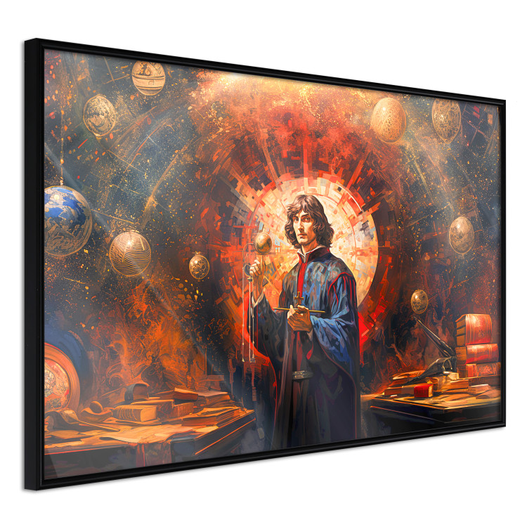 Poster A Great Discovery of a Great Man - Copernicus on an Abstract Background 151548 additionalImage 4