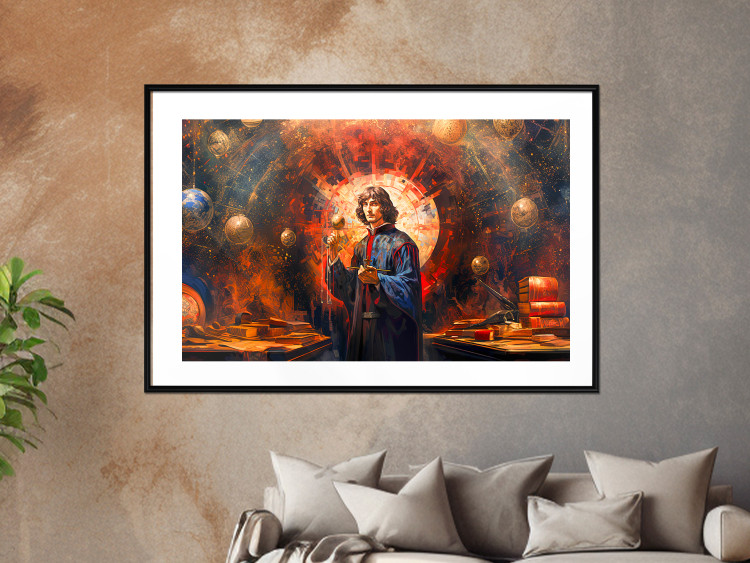 Poster A Great Discovery of a Great Man - Copernicus on an Abstract Background 151548 additionalImage 6
