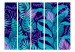 Room Divider Screen Tropical Leaves - Neon Tropical Jungle II [Room Dividers] 152048 additionalThumb 3
