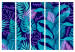 Room Divider Screen Tropical Leaves - Neon Tropical Jungle II [Room Dividers] 152048 additionalThumb 7