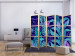 Room Divider Screen Tropical Leaves - Neon Tropical Jungle II [Room Dividers] 152048 additionalThumb 8