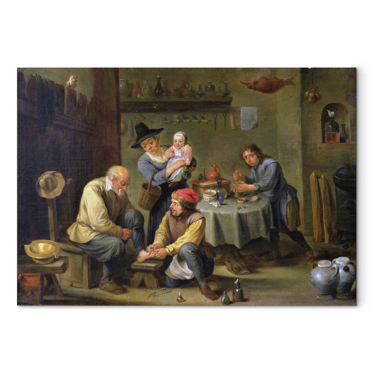 Reproduction Painting Surgeon Tending the Foot of an Old Man 155248