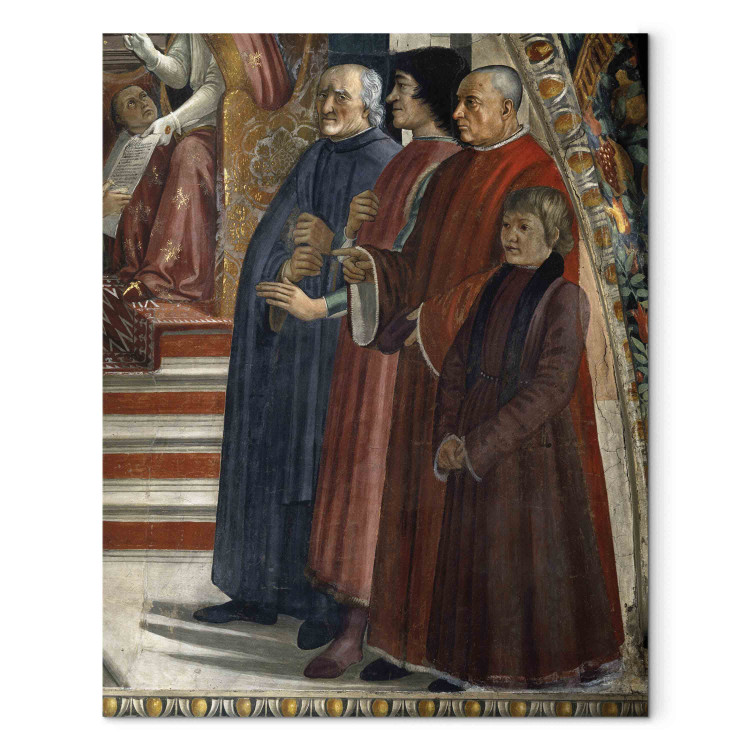 Reproduction Painting Confirmation of St.Francis of Assisi's Rules of the Order by Pope Honorius III 158048