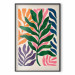 Wall Poster Colorful Leaves - Minimalist Composition With Plants 159948 additionalThumb 4