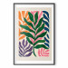 Wall Poster Colorful Leaves - Minimalist Composition With Plants 159948 additionalThumb 17