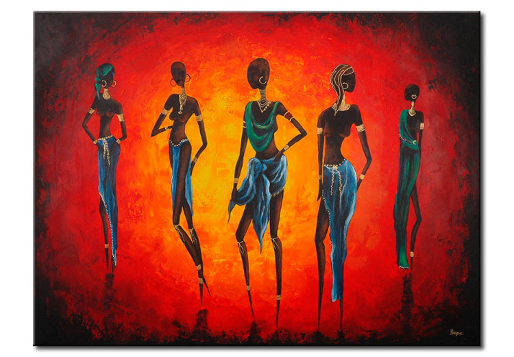 Canvas Art Print Young africans 49348