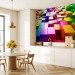 Photo Wallpaper Rainbow Cubes - background pattern with colorful rainbow-themed cubes 61948 additionalThumb 7