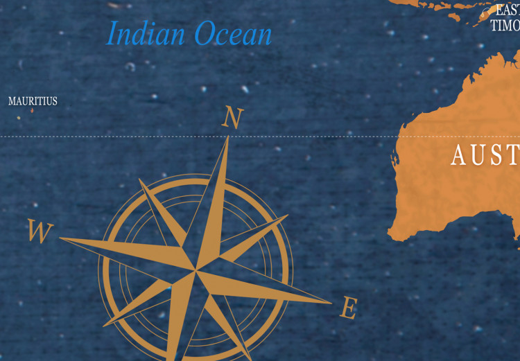 Decorative Pinboard Ink Oceans [Cork Map] 92148 additionalImage 6