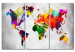 Print On Glass Artistic World - Triptych [Glass] 94548 additionalThumb 2