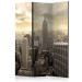 Room Divider Screen Light of New York - city architecture with a panorama of skyscrapers 95248