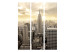 Room Divider Screen Light of New York - city architecture with a panorama of skyscrapers 95248 additionalThumb 3