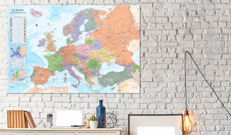 Decorative Pinboard World Maps: Europe [Cork Map] 95948 additionalImage 3
