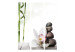 Room Divider Harmony - stones and lily flower on a wooden table in oriental style 97348 additionalThumb 3