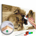 Paint by Number Kit Lions In Love 107158