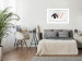 Wall Poster Funny goats - humorous composition with a black and white animal 114358 additionalThumb 22