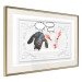 Wall Poster Funny goats - humorous composition with a black and white animal 114358 additionalThumb 3