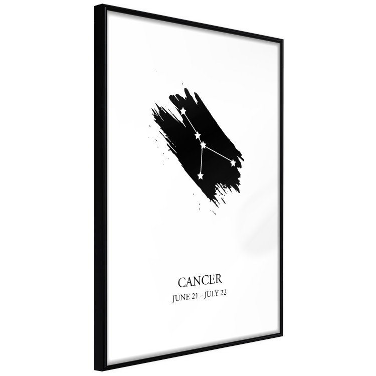 Poster Zodiac signs: Cancer - black and white composition with stars and texts 114858 additionalImage 11