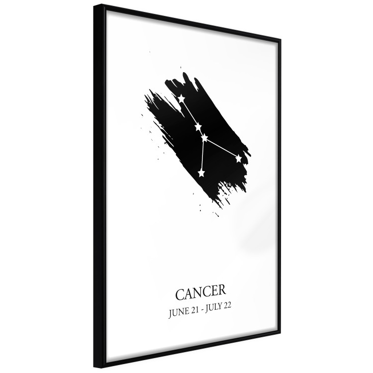 Poster Zodiac signs: Cancer - black and white composition with stars and texts 114858 additionalImage 10