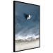 Wall Poster Yacht at sea - landscape of a solitary boat by the sea shore from a bird's eye view 115158 additionalThumb 10