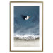 Wall Poster Yacht at sea - landscape of a solitary boat by the sea shore from a bird's eye view 115158 additionalThumb 20