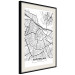 Wall Poster Map of Amsterdam - black and white city map with English labels 116358 additionalThumb 3
