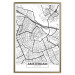 Wall Poster Map of Amsterdam - black and white city map with English labels 116358 additionalThumb 16