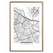 Wall Poster Map of Amsterdam - black and white city map with English labels 116358 additionalThumb 17