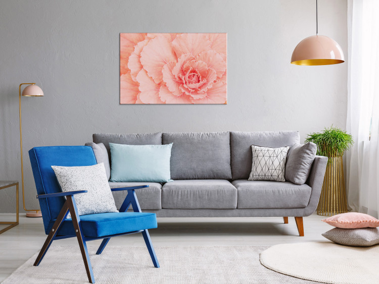 Canvas Print Delicate flower - a subtle plant in the color of natural pink 117758 additionalImage 3