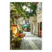 Wall Poster Krakow: Sunny Pub - colorful frame with a charming alley and architecture 118158