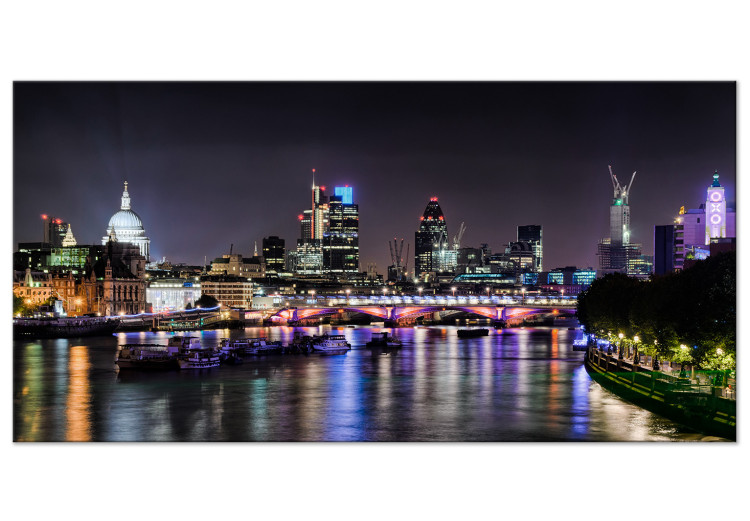 Canvas London Lights (1 Part) Colourful 123658