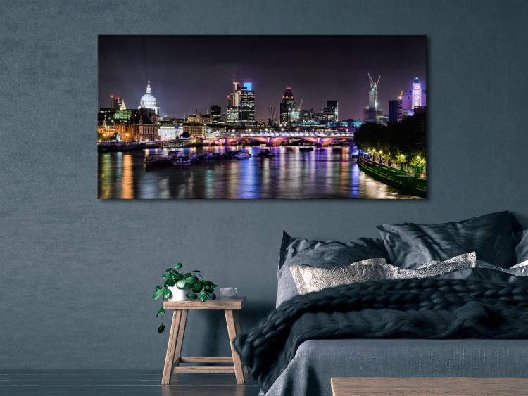 Canvas London Lights (1 Part) Colourful 123658 additionalImage 3