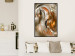 Wall Poster Autumn Wind - abstract golden and silver swirling waves 123858 additionalThumb 5