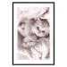Wall Poster Rest Lover - cat wrapped in a pink woolen blanket 124458 additionalThumb 15