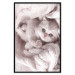 Wall Poster Rest Lover - cat wrapped in a pink woolen blanket 124458 additionalThumb 18