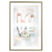 Poster Colorful Love - English text with flowers on a blurred background 125258 additionalThumb 14