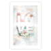 Poster Colorful Love - English text with flowers on a blurred background 125258 additionalThumb 19