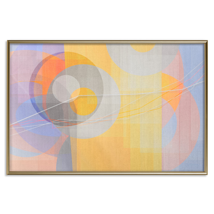 Wall Poster Pastel Nostalgia - abstract and colorful geometric figures 126658 additionalImage 17