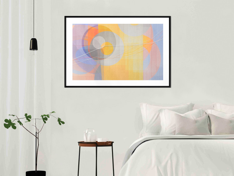 Wall Poster Pastel Nostalgia - abstract and colorful geometric figures 126658 additionalImage 18