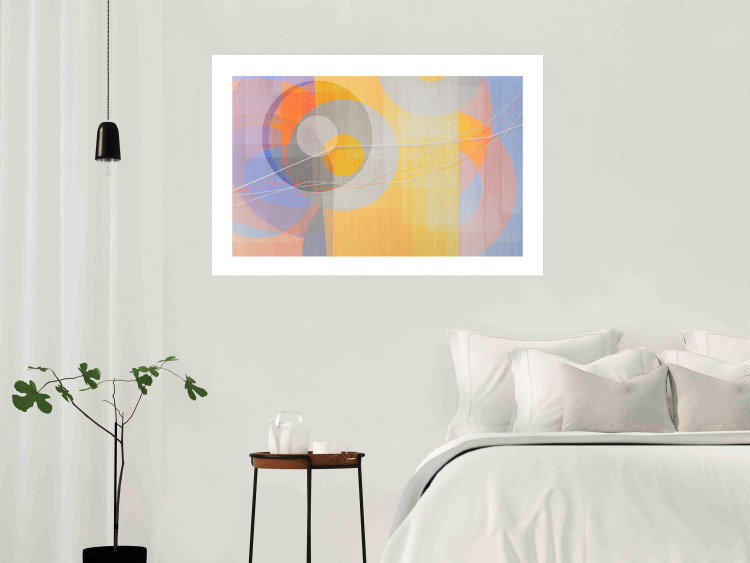 Wall Poster Pastel Nostalgia - abstract and colorful geometric figures 126658 additionalImage 3