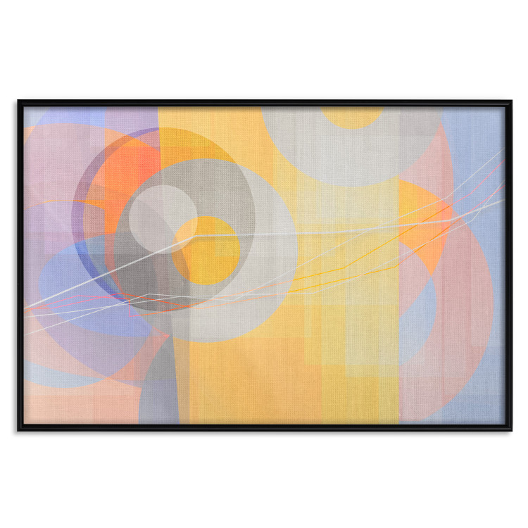 Wall Poster Pastel Nostalgia - abstract and colorful geometric figures 126658 additionalImage 16