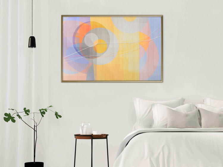Wall Poster Pastel Nostalgia - abstract and colorful geometric figures 126658 additionalImage 5